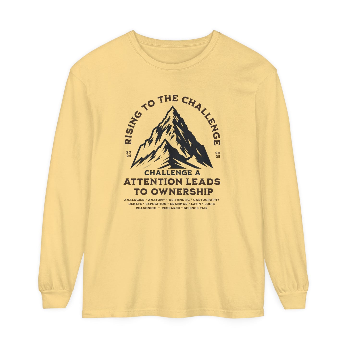 Rising to the Challenge A Mountain Shirt