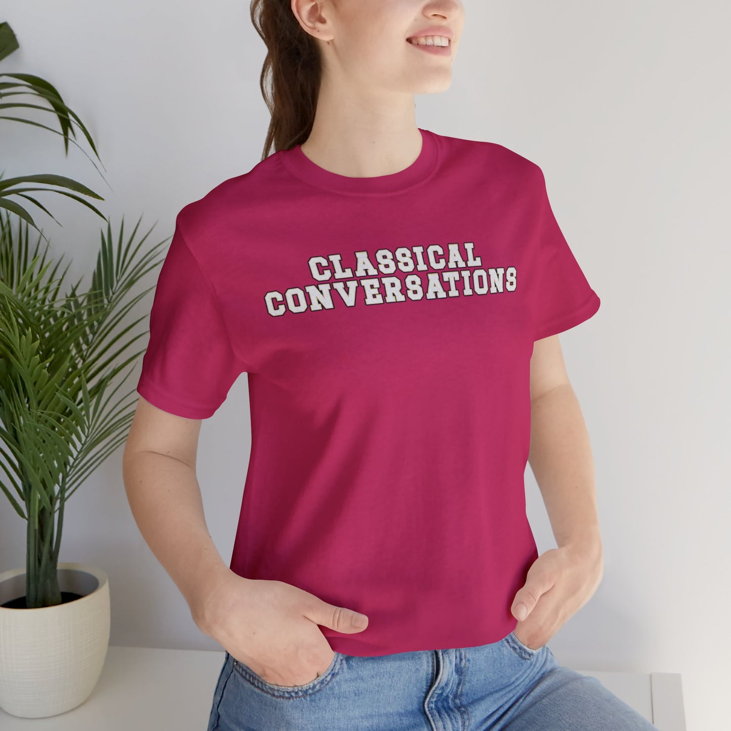 Classical Conversations Varsity Letter Tee
