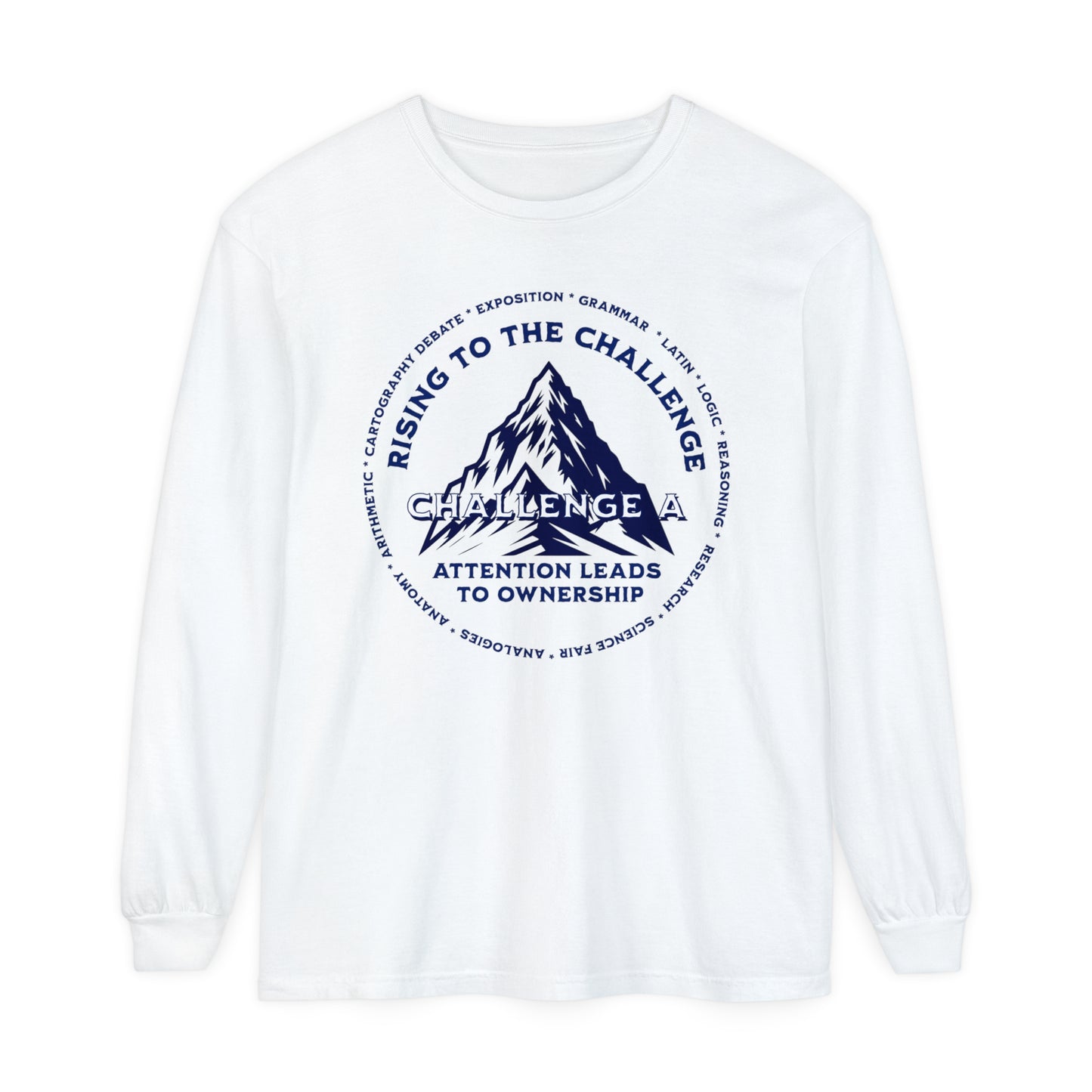 Rising to the Challenge A Mountain Shirt