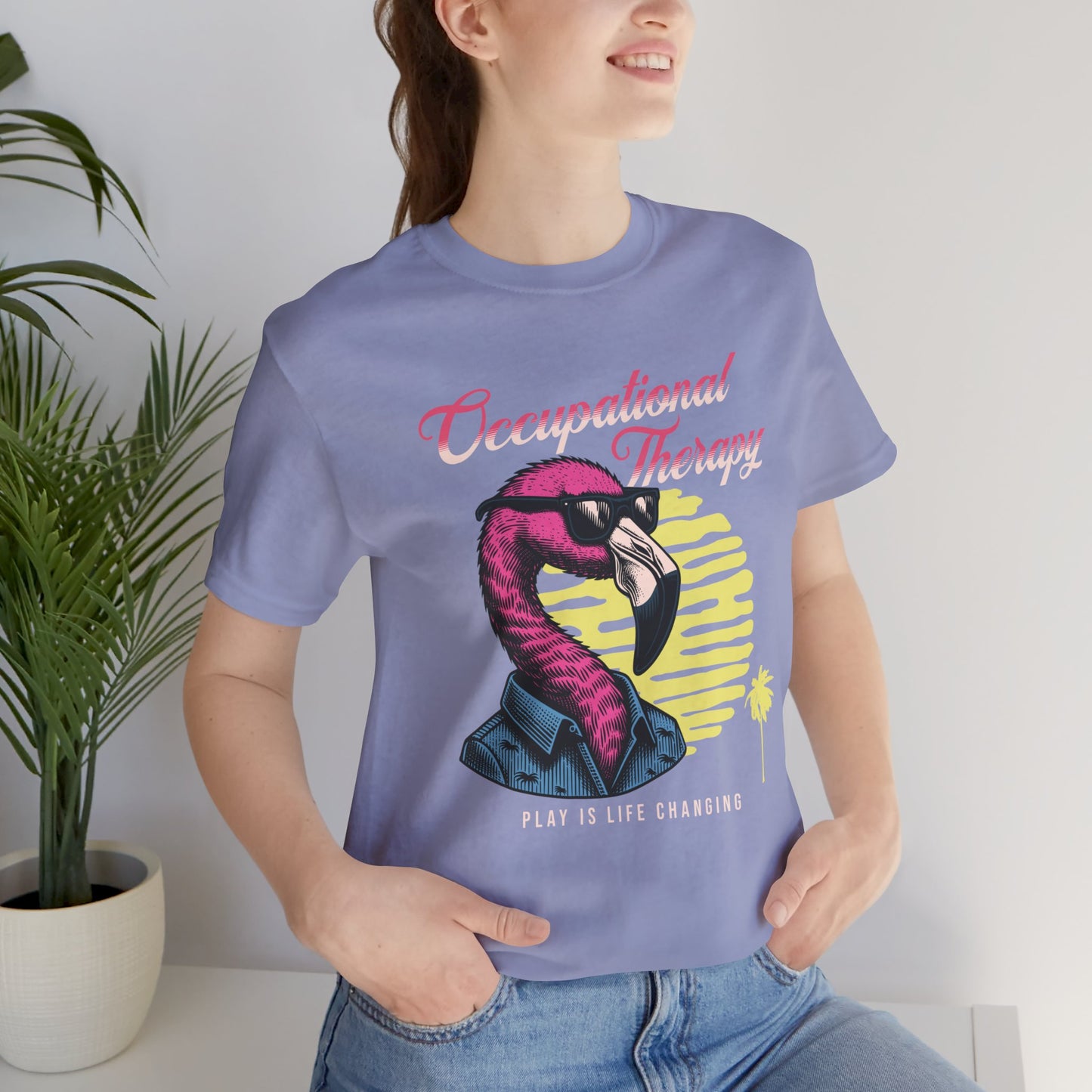 Flamingo Occupational Therapy Summer Shirt